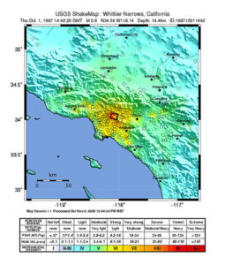 USGS 1987 Whittier Narrows Earthquake